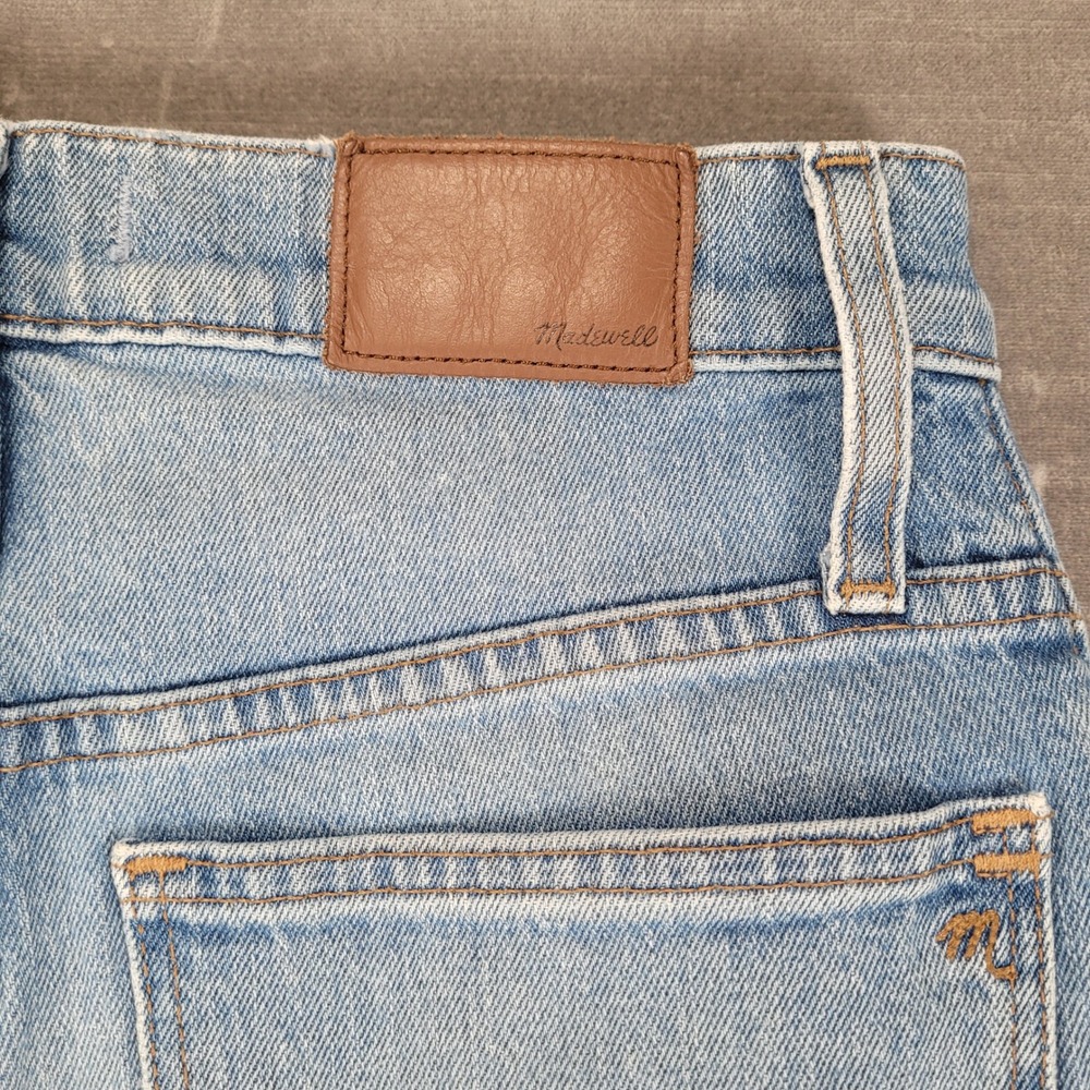 Madewell Classic Straight Jean Light Wash High Rise Denim Womens Size 26‎ - Picture 4 of 8